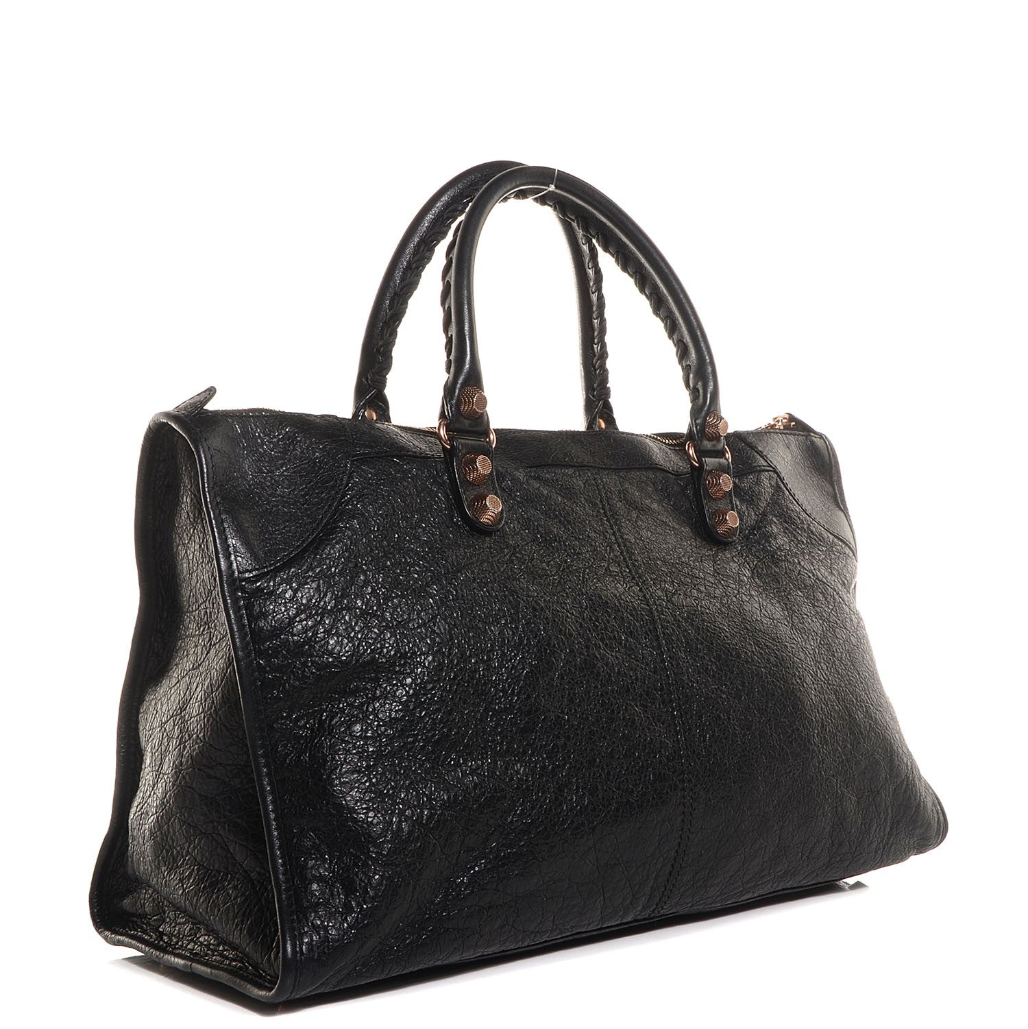 Balenciaga Agneau Giant 12 Rose Gold Hardware Work Black 3 of 11