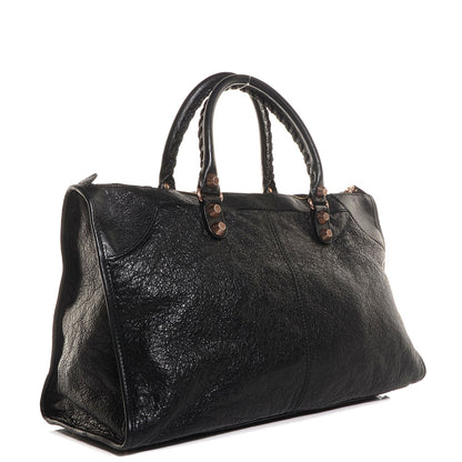 Balenciaga Agneau Giant 12 Rose Gold Hardware Work Black 3 of 11
