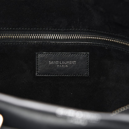 Saint Laurent Calfskin Studded Classic Duffle 6 Black 6 of 18