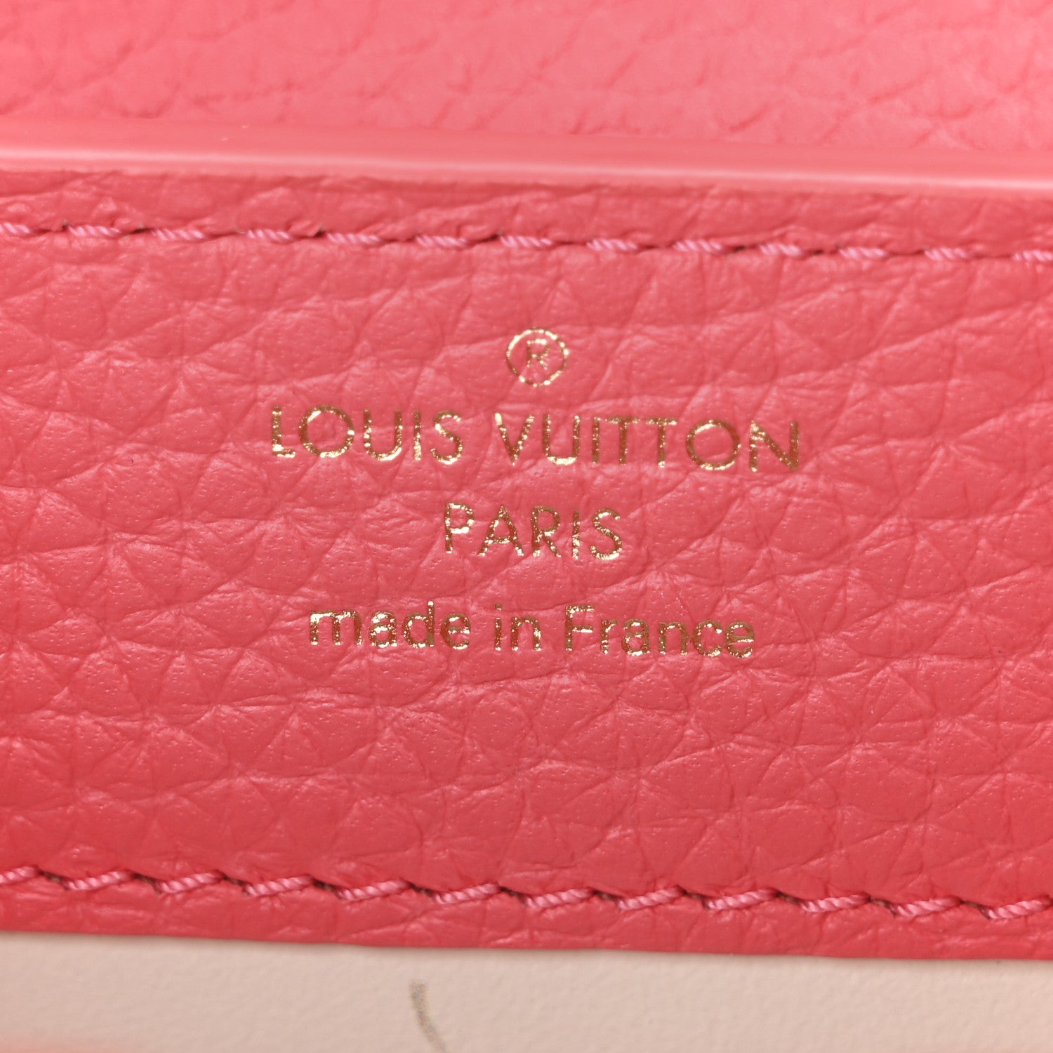Louis Vuitton Taurillon LV Bloom Capucines Mini Pink Sky 6 of 9