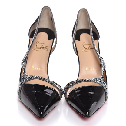 Christian Louboutin Crystal Patent 100 Pumps 36.5 Black 2 of 7