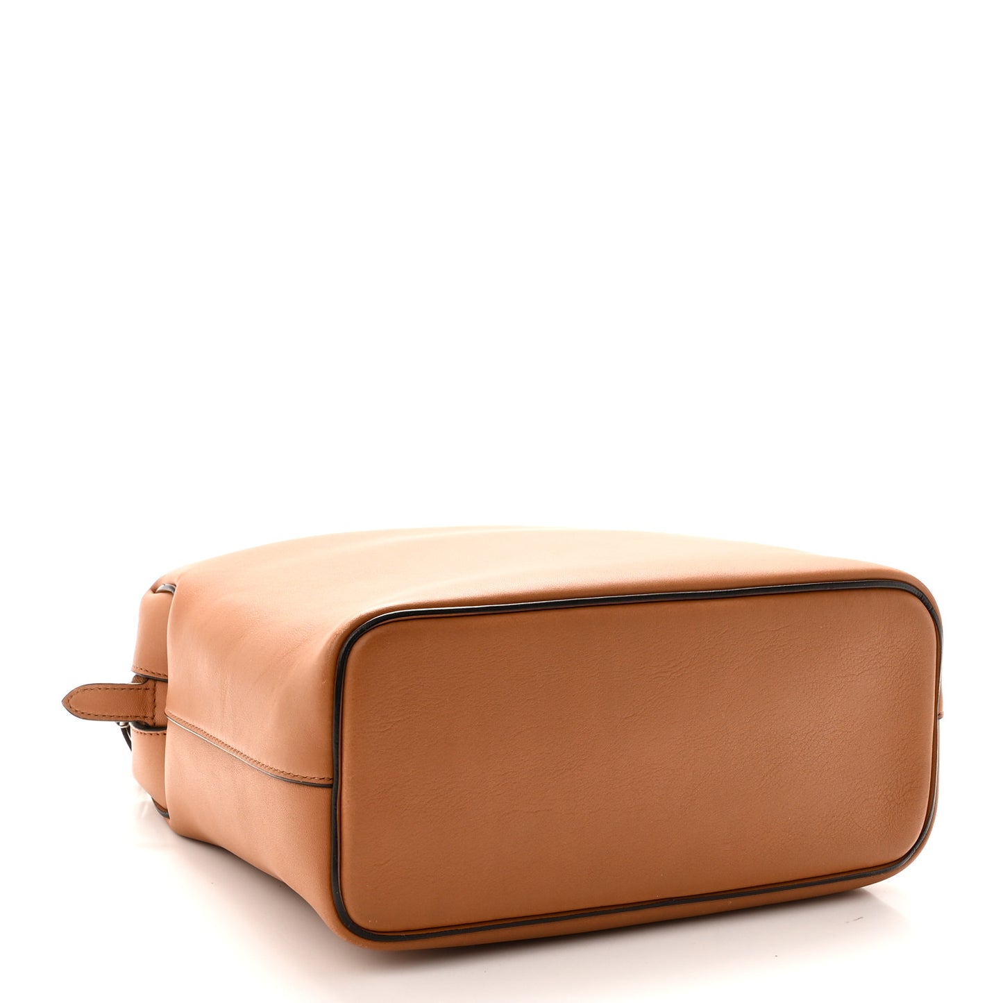 Lambskin Small Soft Cube Satchel  Light Tan