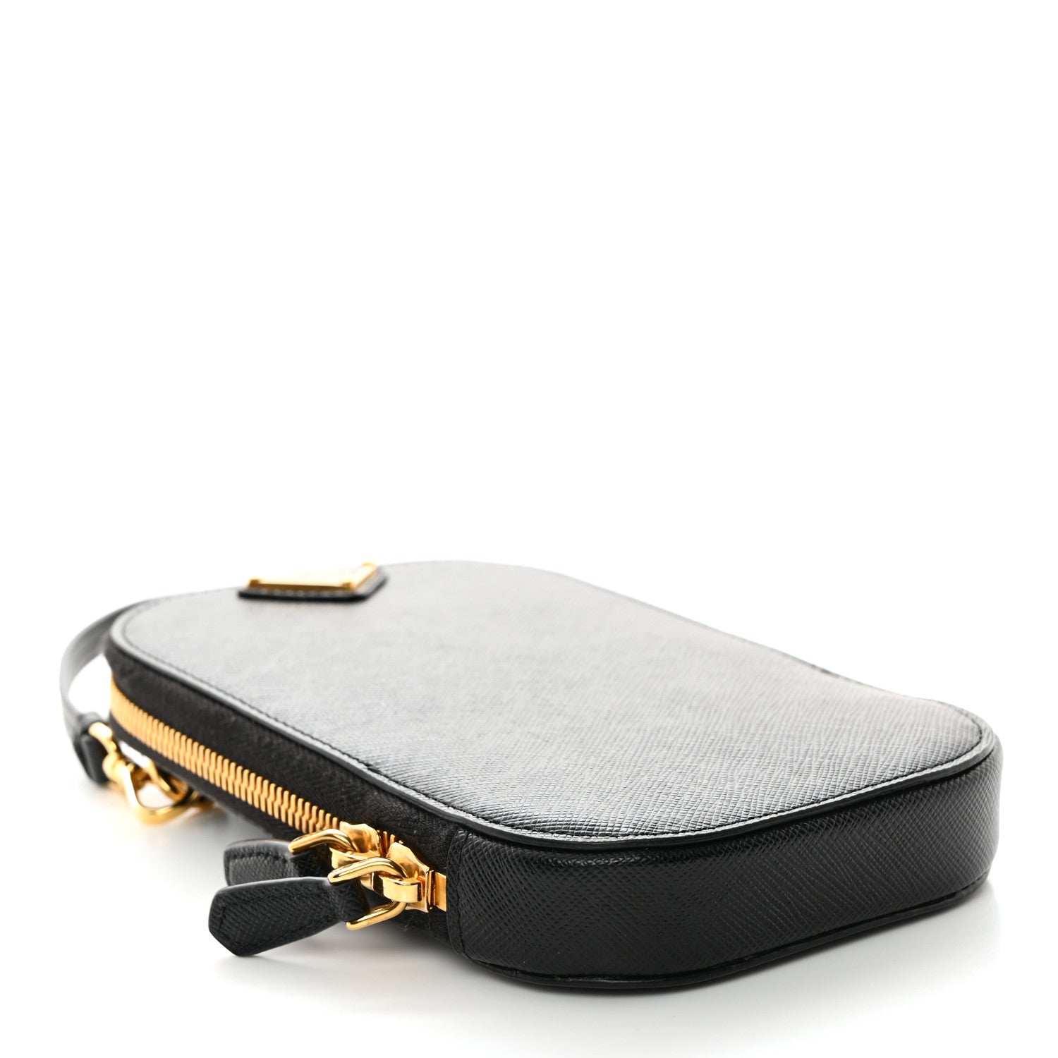 Prada Saffiano Mini Crossbody Bag Black 4 of 16