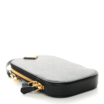 Prada Saffiano Mini Crossbody Bag Black 4 of 16