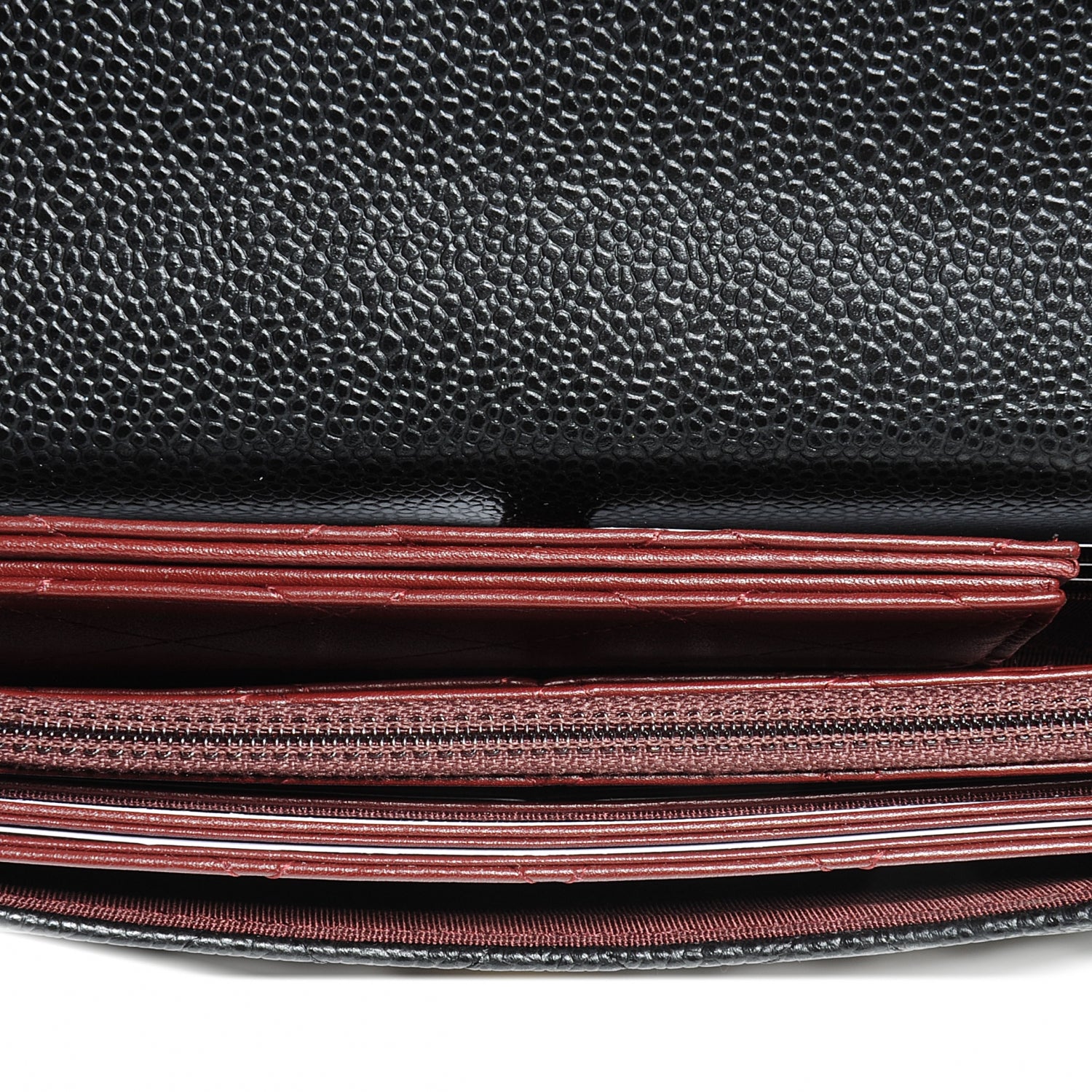 Chanel Caviar Quilted Travel Wallet Black 7 of 7