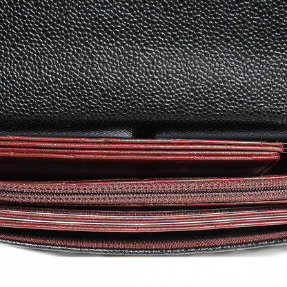 Chanel Caviar Quilted Travel Wallet Black 7 of 7
