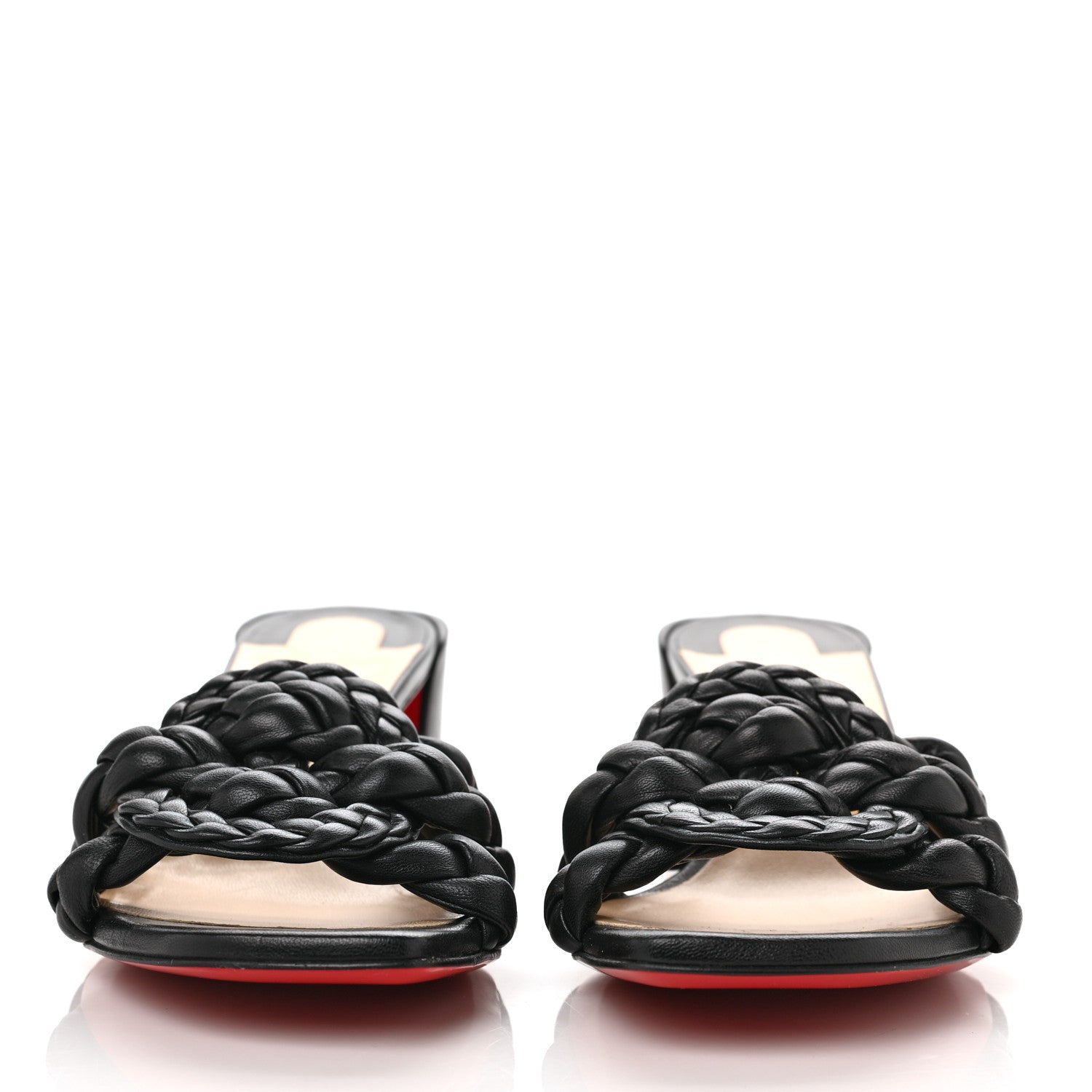 Christian Louboutin Nappa Marmela Mules 36.5 Black 2 of 6