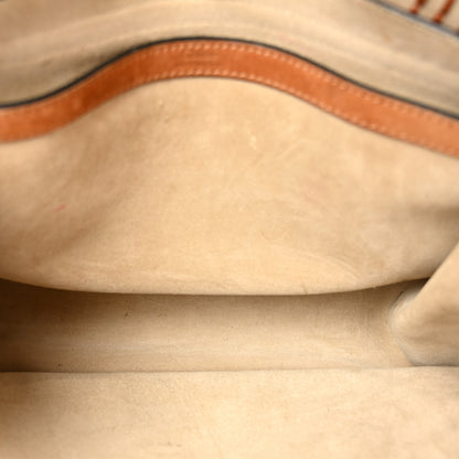Chloe Suede Braided Medium Hudson Double Carry Shoulder Bag Caramel 5 of 10