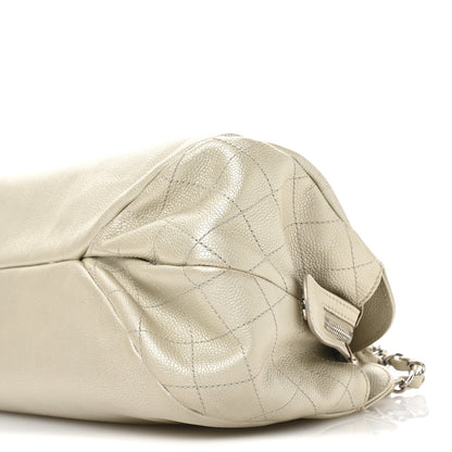 Chanel Caviar Quilted Timeless CC Bowler Bag White 10 of 12