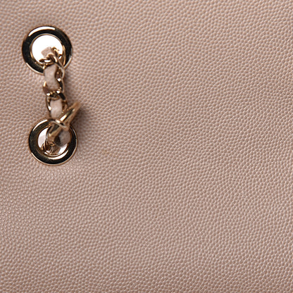 Chanel Caviar Quilted Business Affinity Backpack Beige 10 of 19