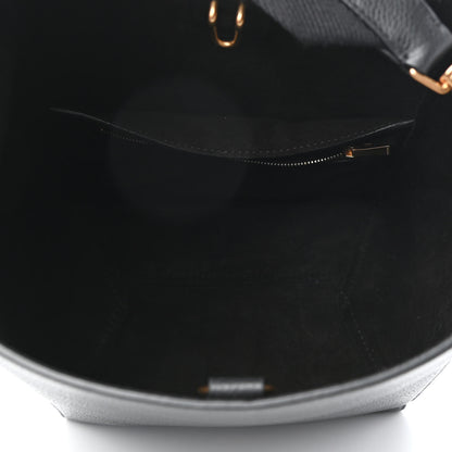 Celine Soft Grained Calfskin Small Sangle Bucket Bag Black 5 of 8