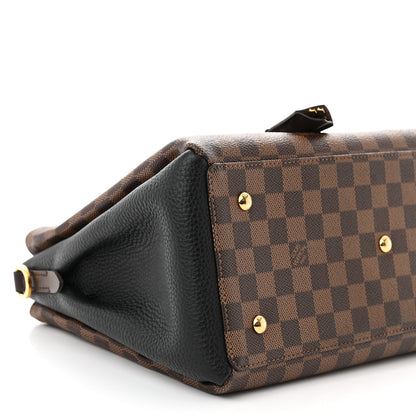 Louis Vuitton Cuir Taurillon Damier Ebene Normandy Black 9 of 13