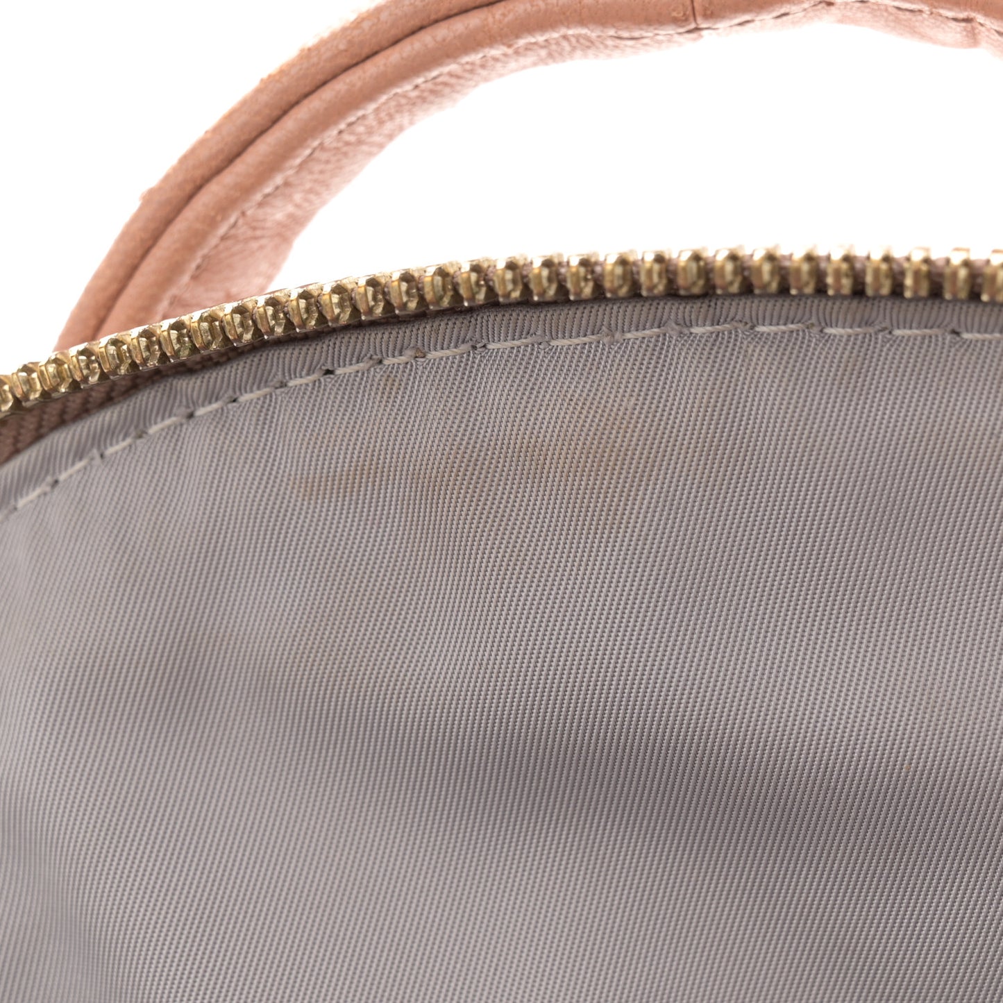 Pebbled Lambskin Mini Rockie Truffle Gold Hardware
