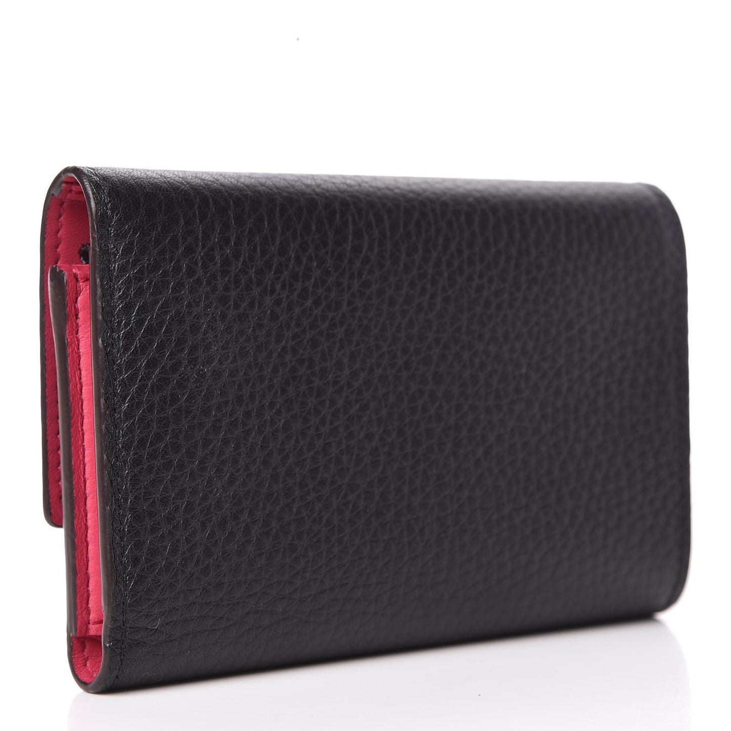 Taurillon Capucines Compact Wallet Black