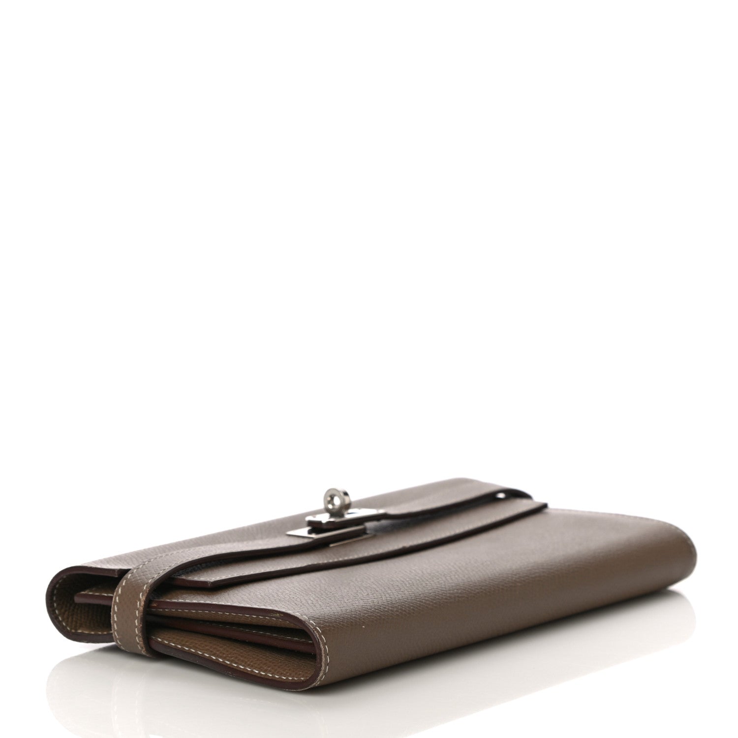Hermes Epsom Kelly Longue Wallet Etoupe 4 of 11