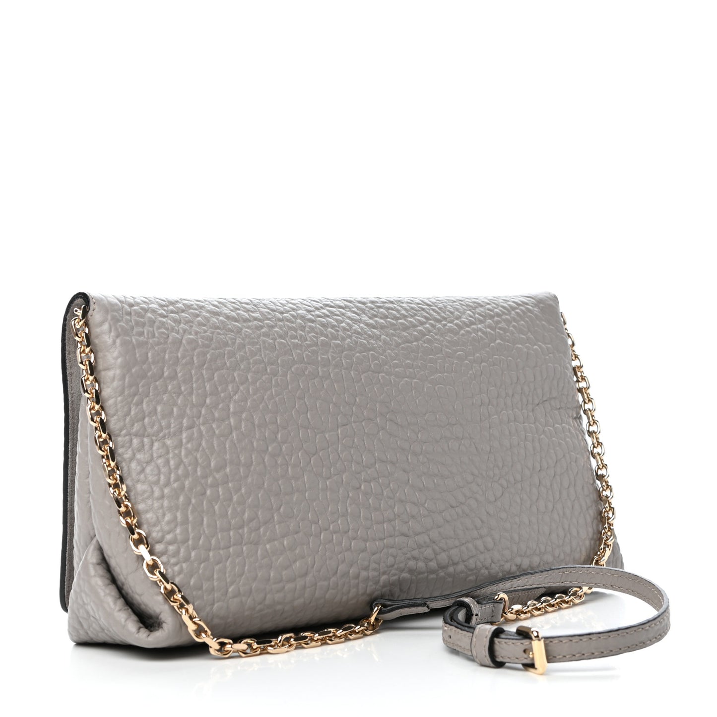 Signature Grain Medium Mildenhall Crossbody Bag Pale Grey