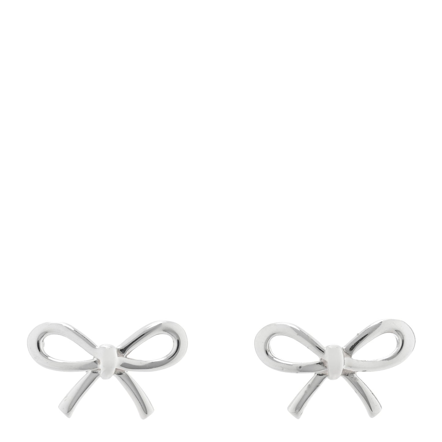 Sterling Silver Bow Earrings