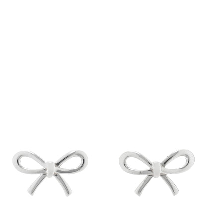 Tiffany Sterling Silver Bow Earrings 1 of 5