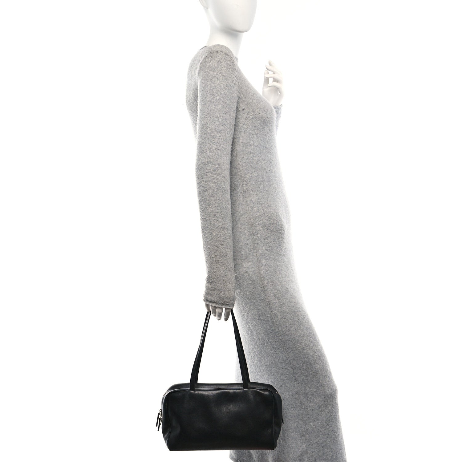 The Row Nappa Astra Bowling Bag Black 2 of 9