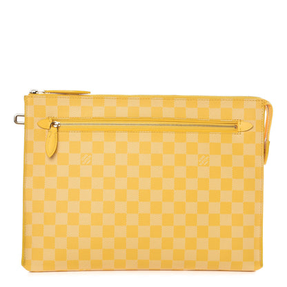 Louis Vuitton Damier Couleurs Kit Clutch Mimosa 1 of 12