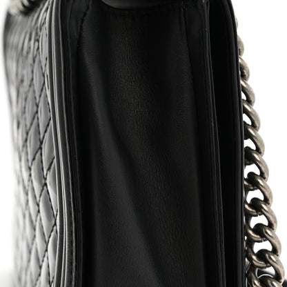 Chanel Patent Quilted Large Boy Flap Black 14 of 14