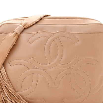 Chanel Lambskin CC Tassel Camera Case Beige 9 of 11