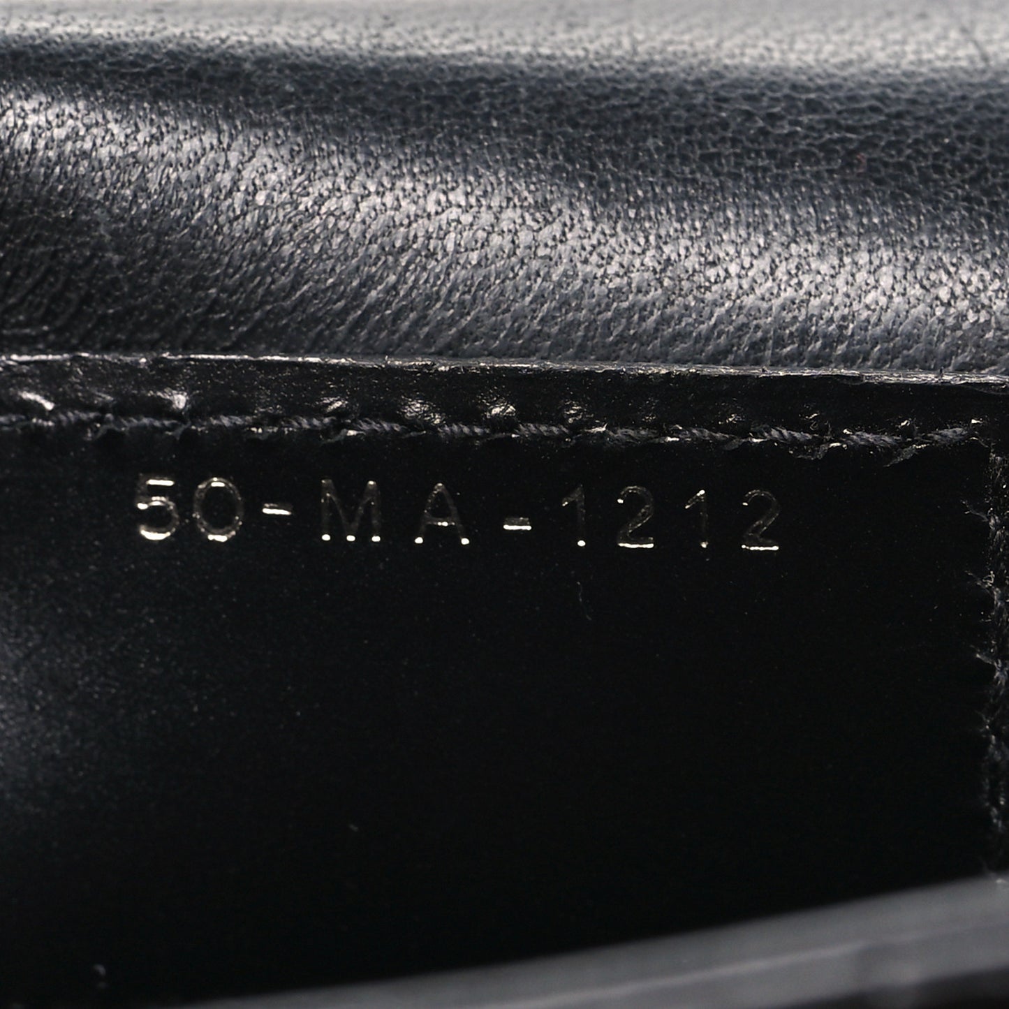 Calfskin Macrocannage Medium Caro Bag Black