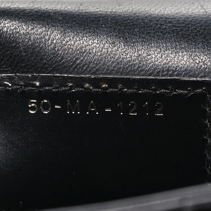 Christian Dior Calfskin Macrocannage Medium Caro Bag Black 7 of 10