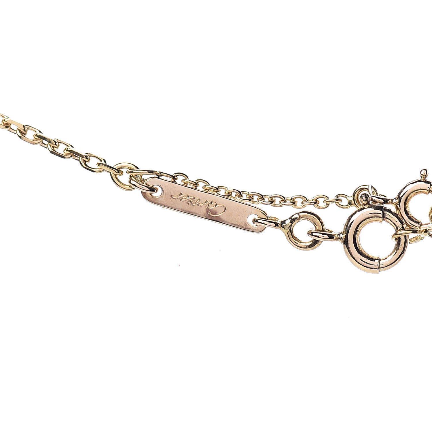 Cartier 18K Yellow Gold Medium Hearts and Symbols Necklace 6 of 6