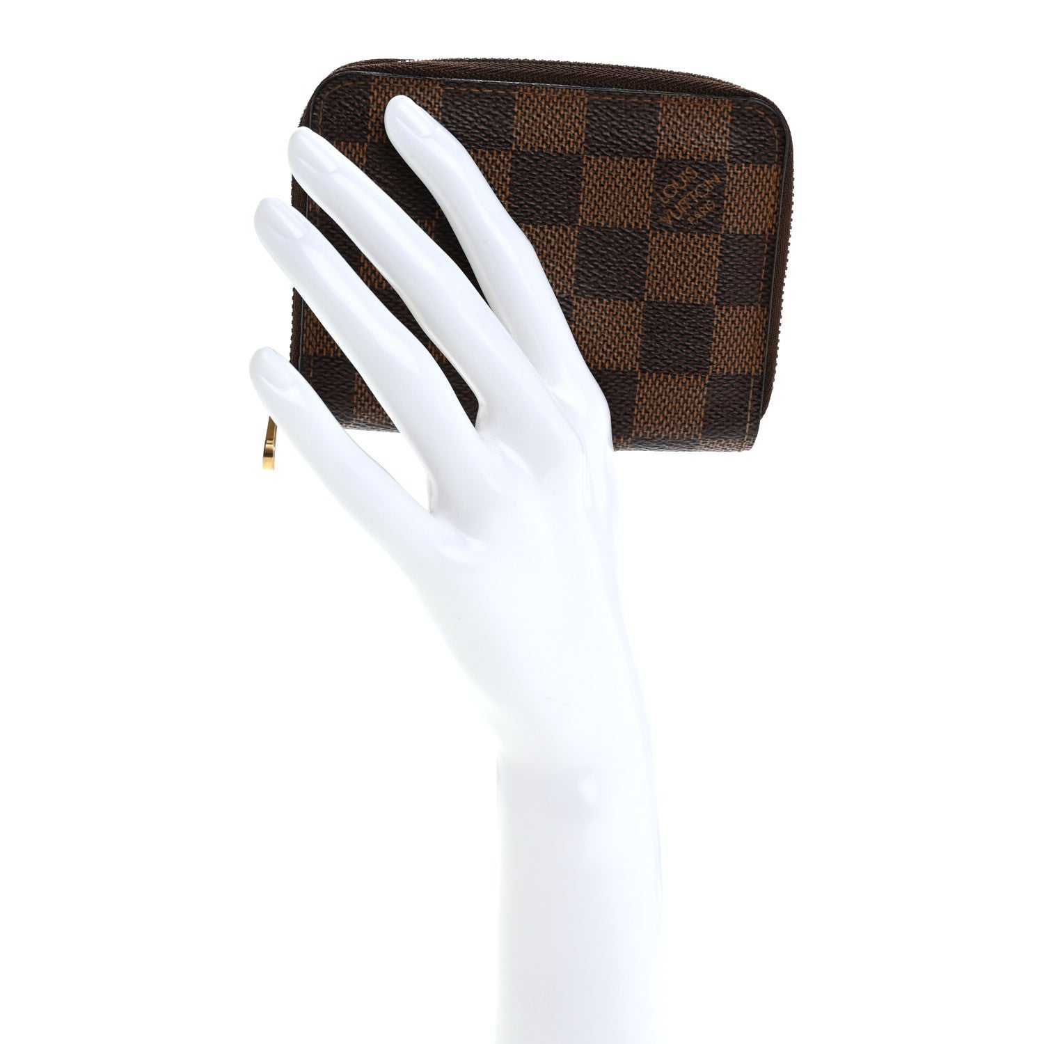 Louis Vuitton Damier Ebene Zippy Coin Purse 2 of 11