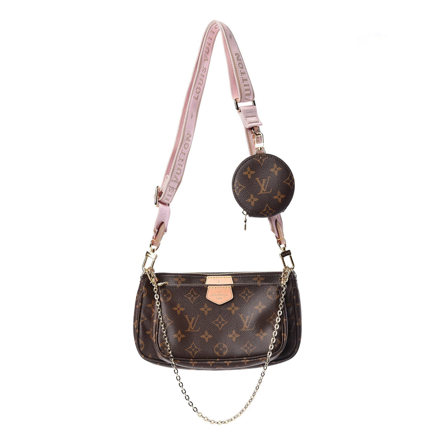 Monogram Multi Pochette Accessories Rose Clair