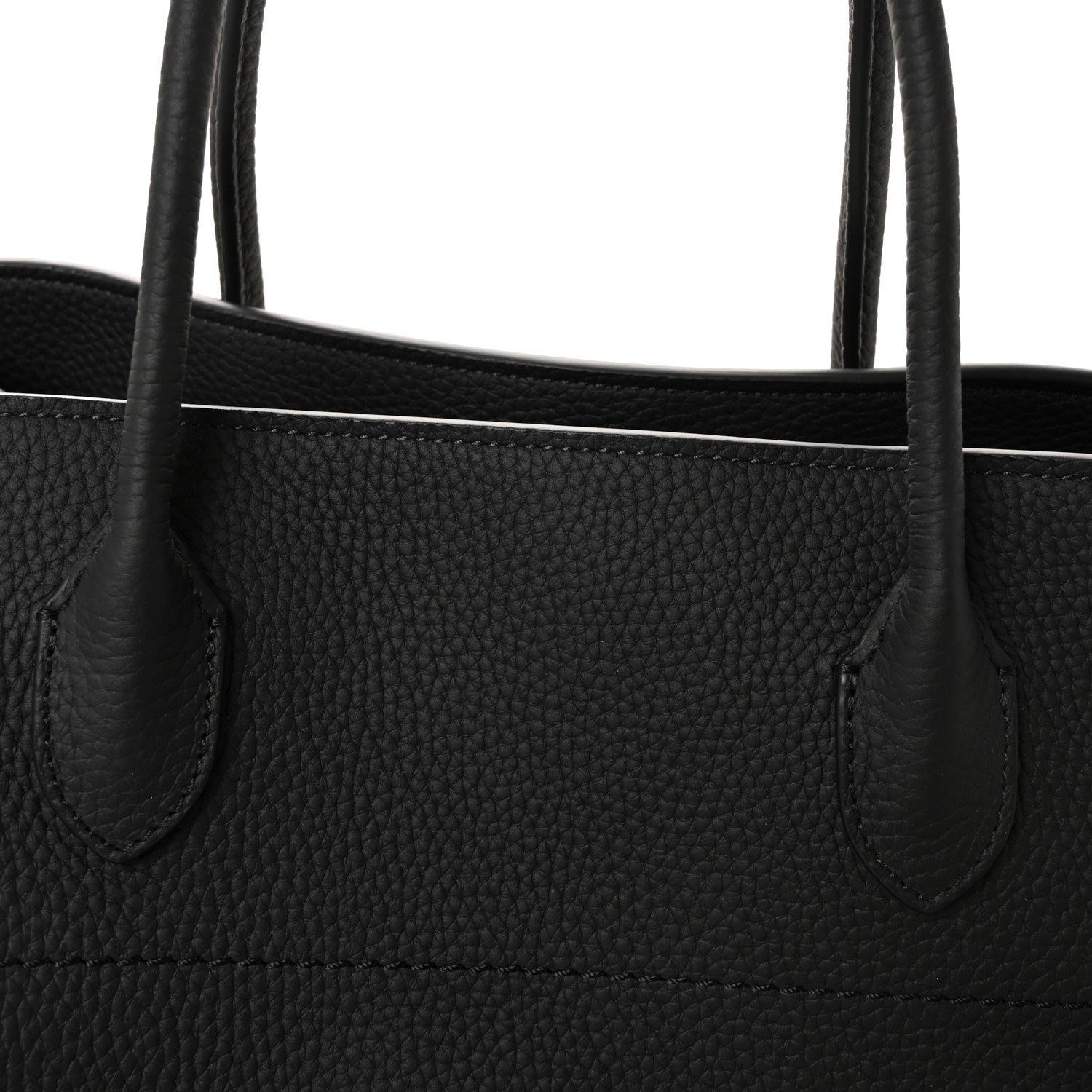 The Row Grained Calfskin Soft Margaux 17 Black 12 of 17