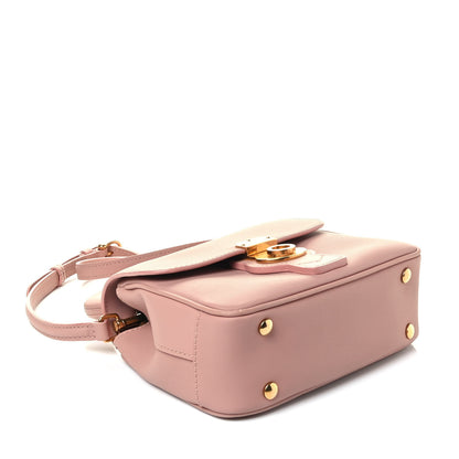 Burberry Trench Calfskin Small DK88 Top Handle Bag Ash Rose 3 of 10