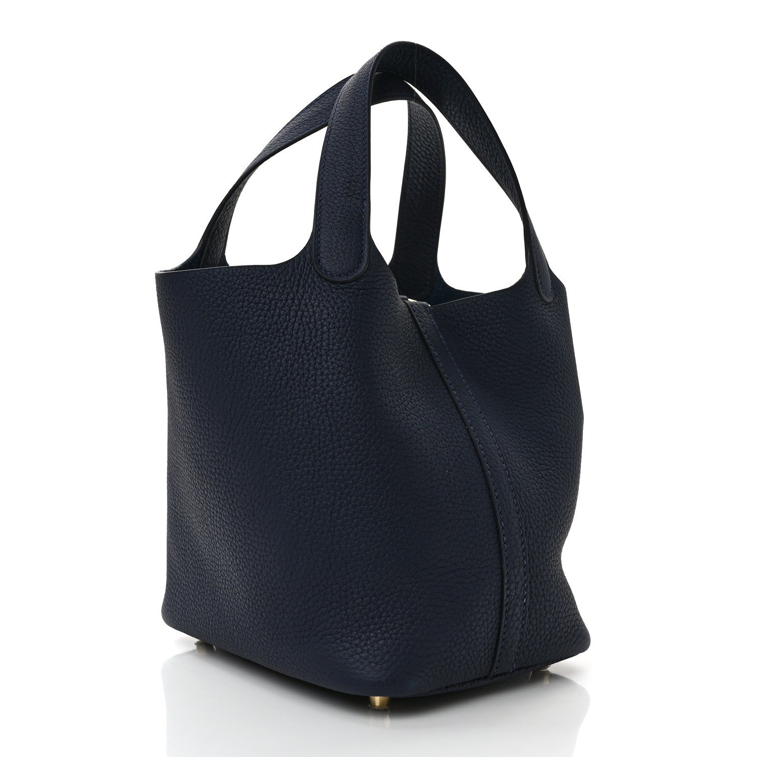 Hermes Taurillon Clemence Picotin Lock 18 PM Bleu Nuit 4 of 9