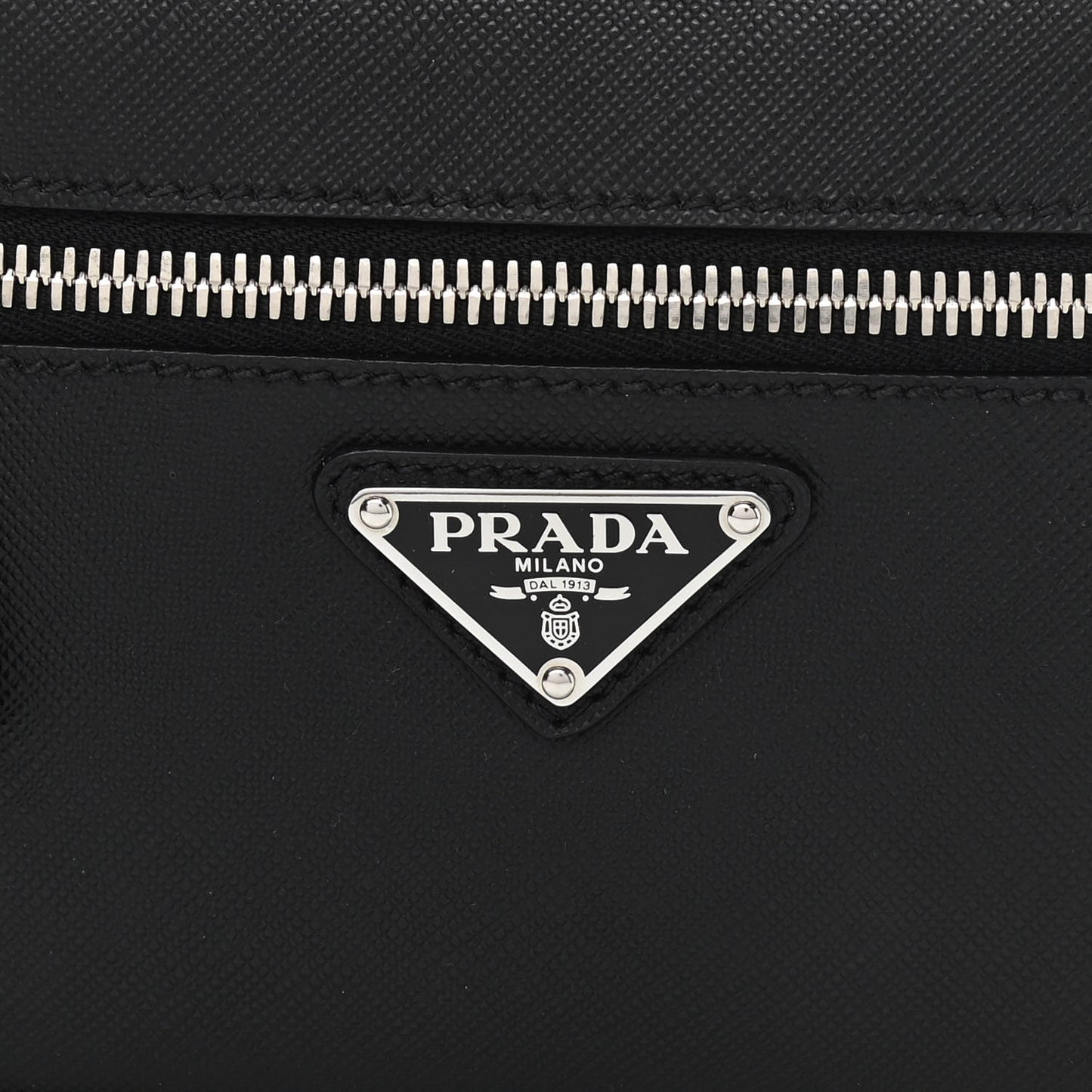 Saffiano Travel Belt Bag Black