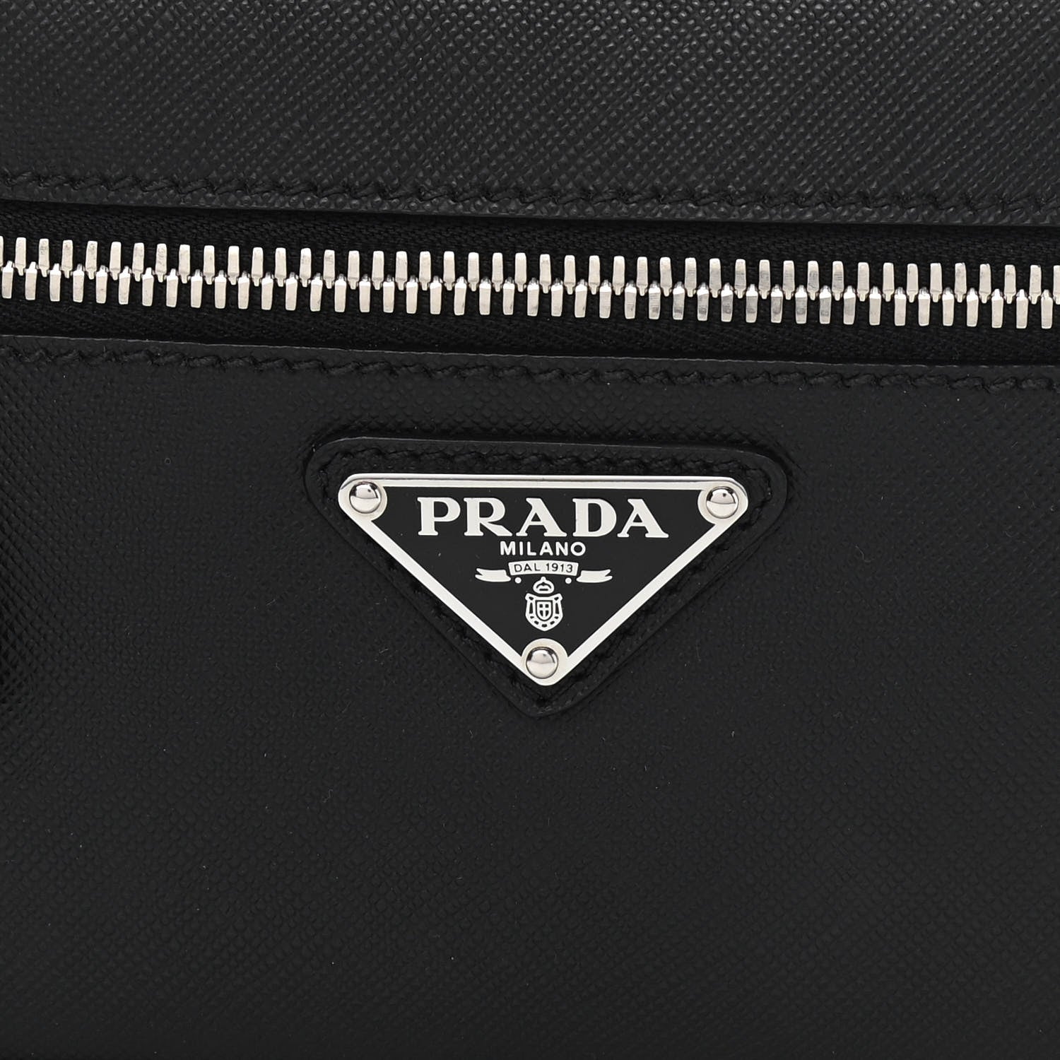 Prada Saffiano Travel Belt Bag Black 10 of 10