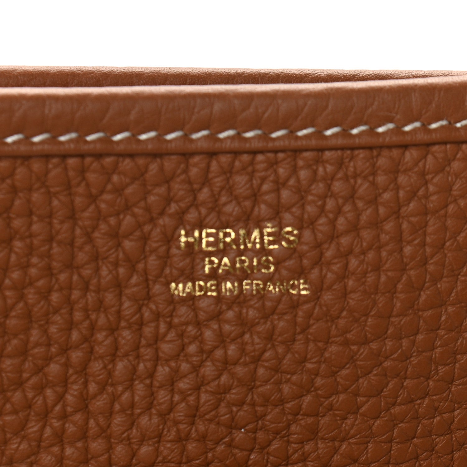 Hermes Taurillon Clemence Evelyne III PM Gold 6 of 11