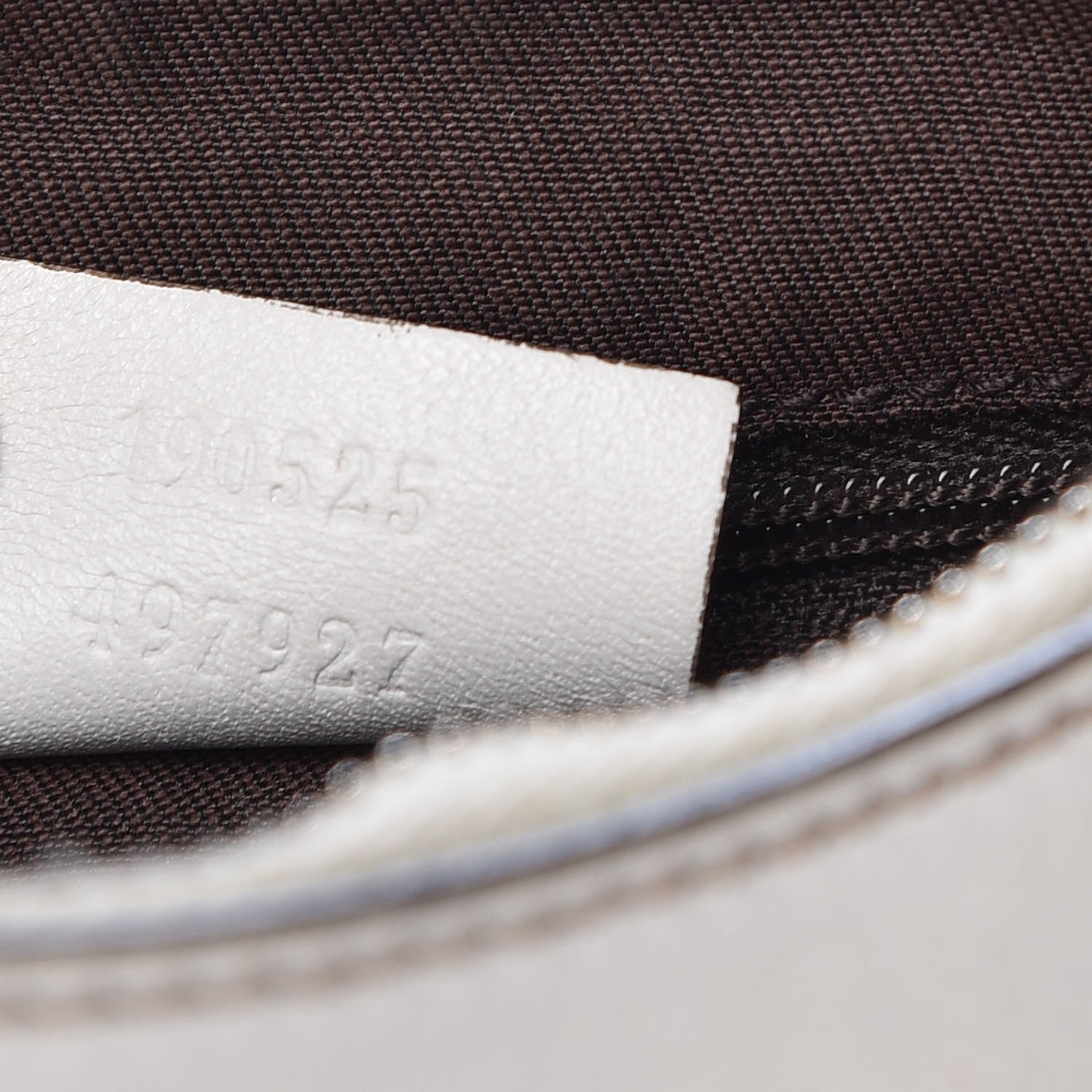 Gucci Monogram Medium D Gold Ring Hobo White 7 of 11