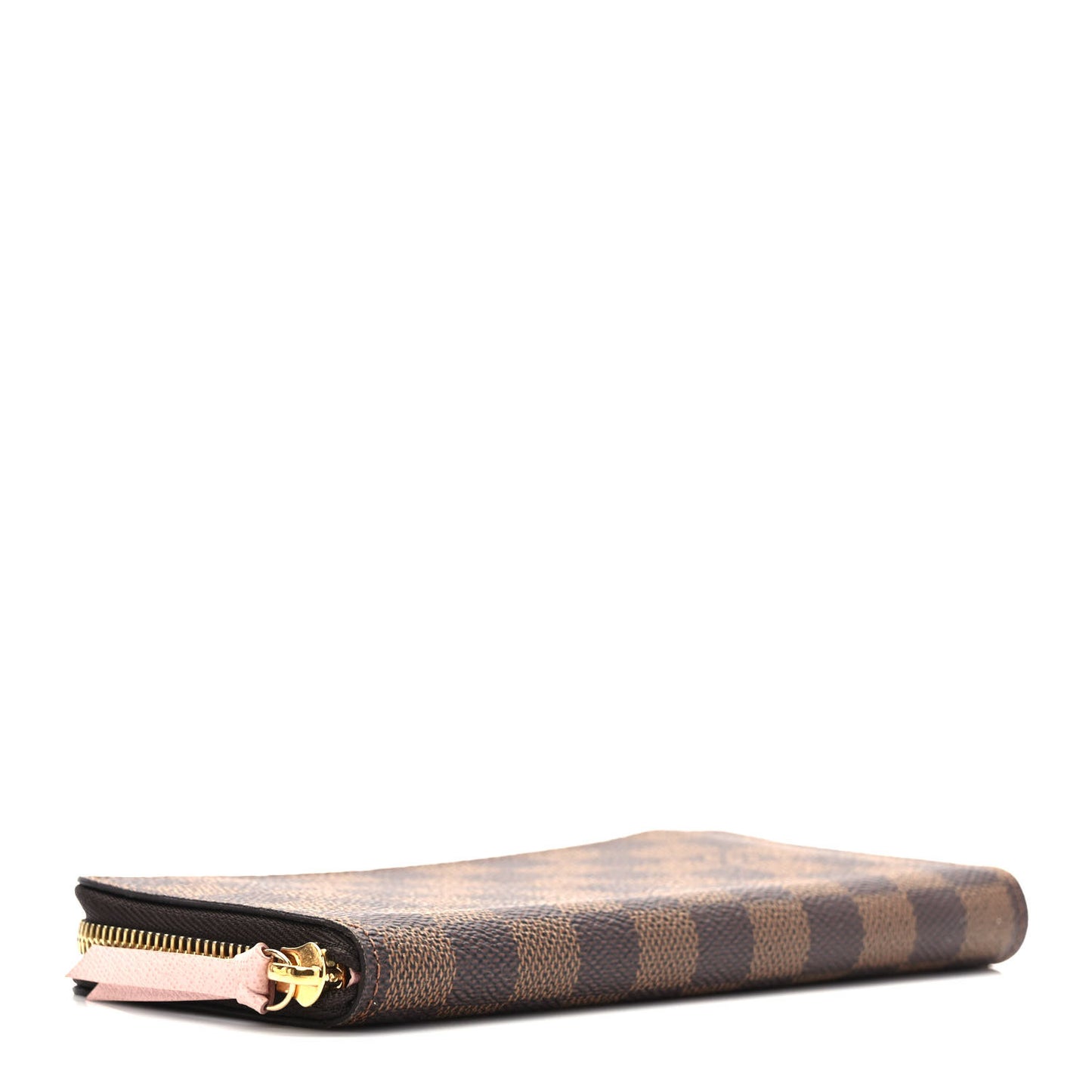 Damier Ebene Clemence Wallet Rose Ballerine