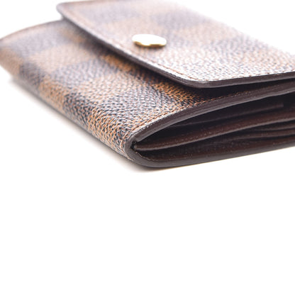Louis Vuitton Damier Ebene Porte-Monnaie Plat Coin Purse 7 of 9