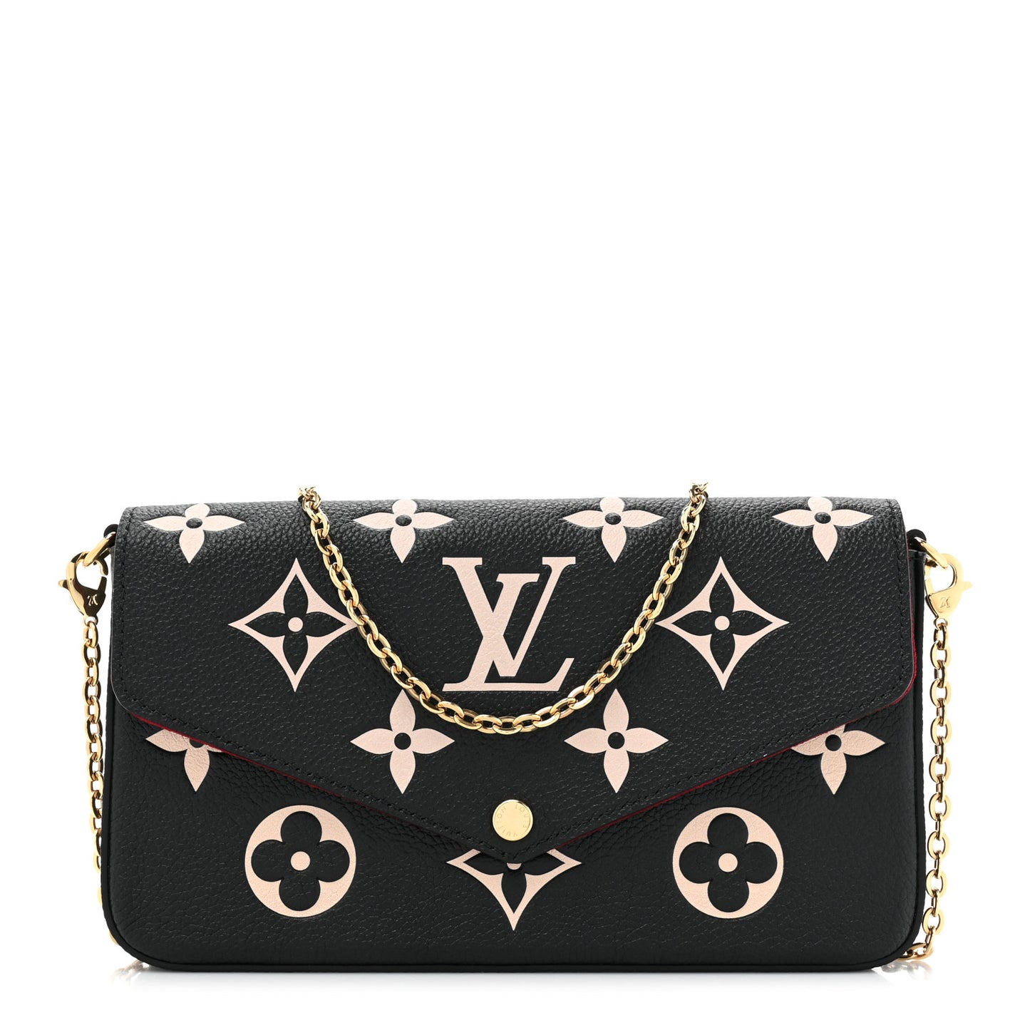 Empreinte Monogram Giant Felicie Pochette Black Beige