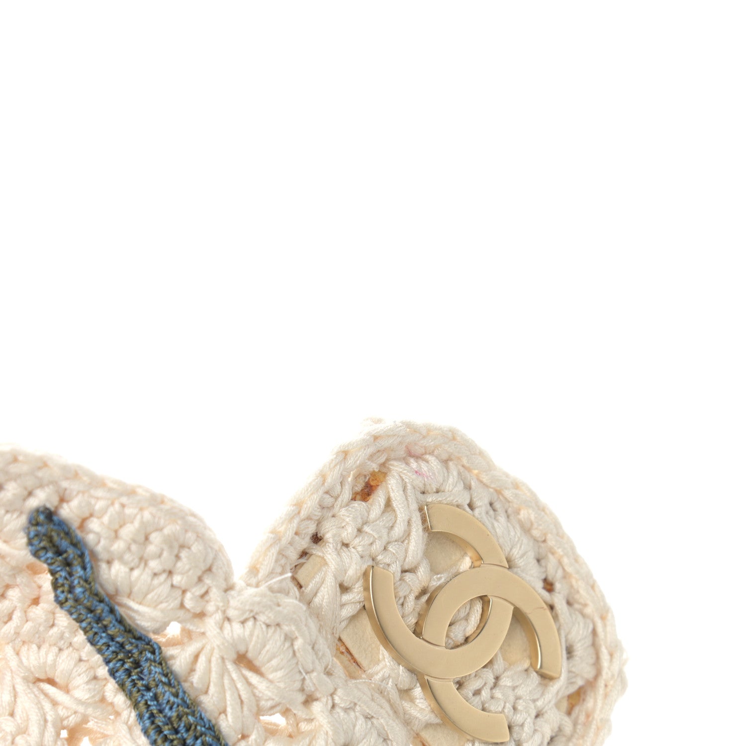 Chanel Crochet Camellia Small Flap Ivory 10 of 10