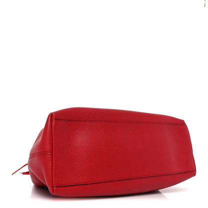 Gucci Pebbled Calfskin Medium Soho Chain Shoulder Bag Tabasco Red 4 of 10