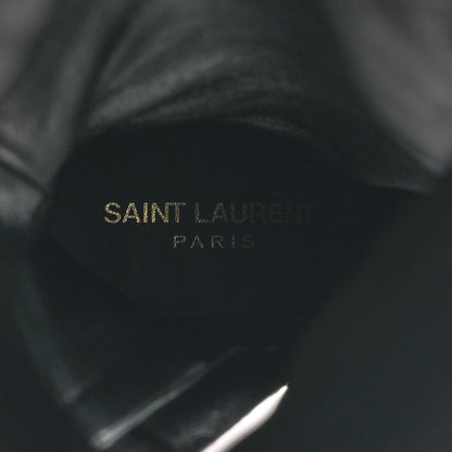 Saint Laurent Suede Babies Over The Knee Boots 36.5 Amaranto 7 of 14