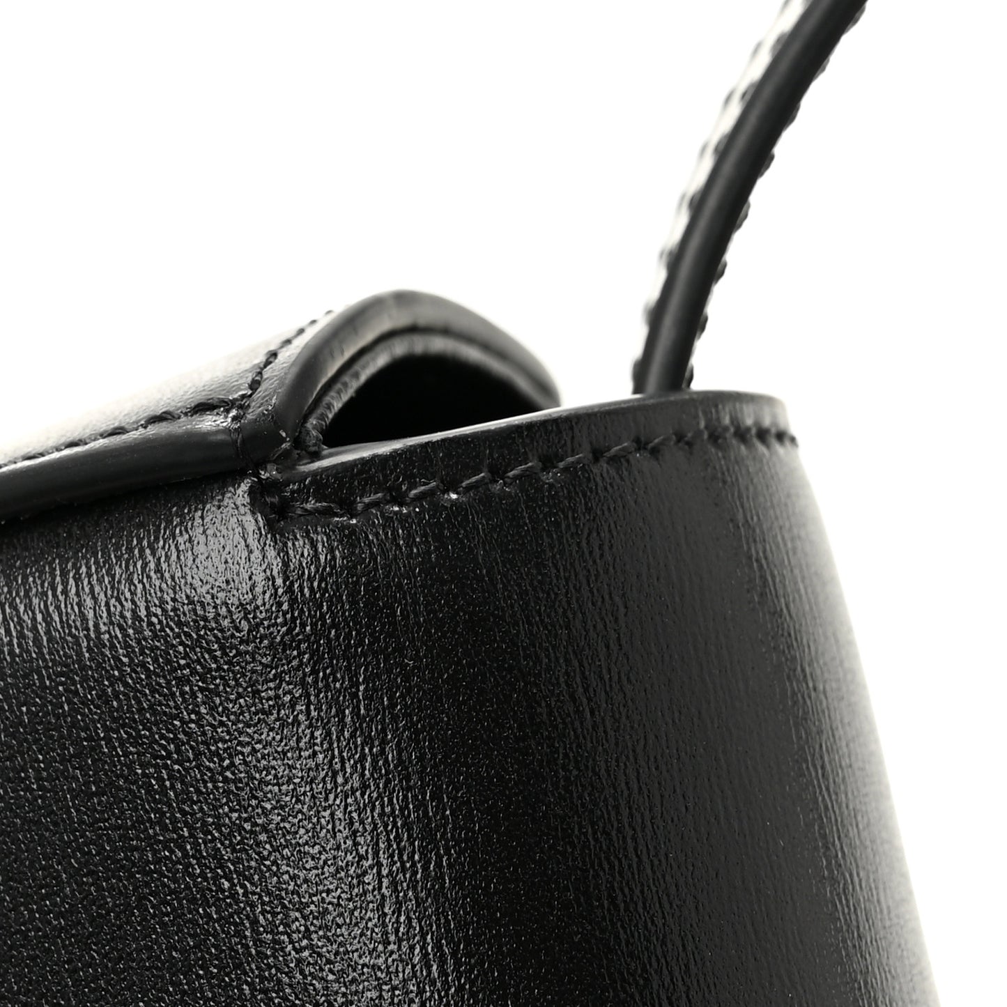 Shiny Calfskin Mini Triomphe Black