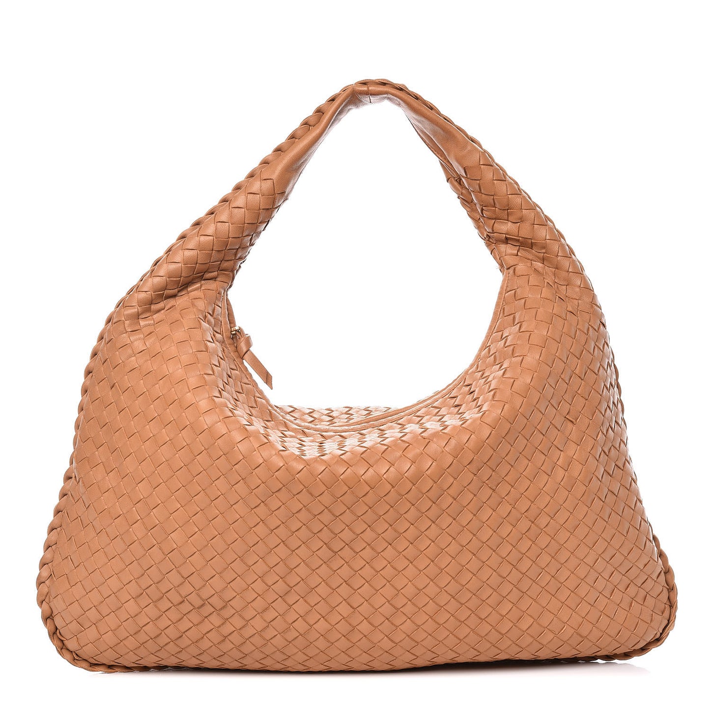 Nappa Intrecciato Large Veneta Hobo Noce