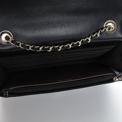 Chanel Lambskin Quilted Trendy CC Wallet On Chain WOC Black 6 of 9