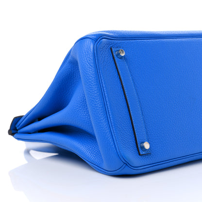 Hermes Togo Birkin 35 Bleu Hydra 8 of 10