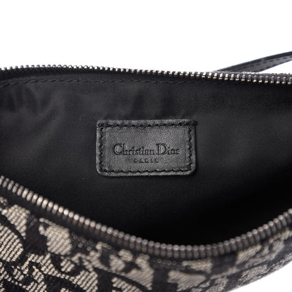 Christian Dior Monogram Mini Saddle Pochette Black 5 of 9