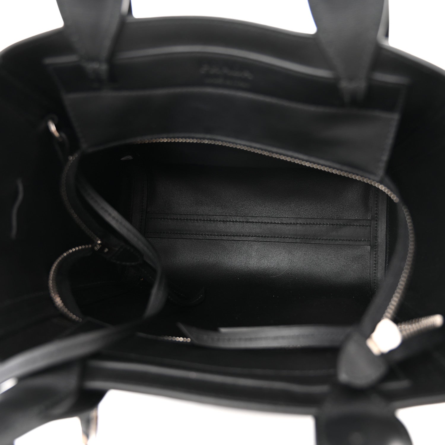 Prada Grace Lux Light Small Ouverture Tote Black White 5 of 9